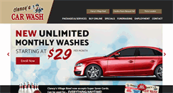 Desktop Screenshot of clancyscarwash.com