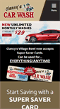 Mobile Screenshot of clancyscarwash.com